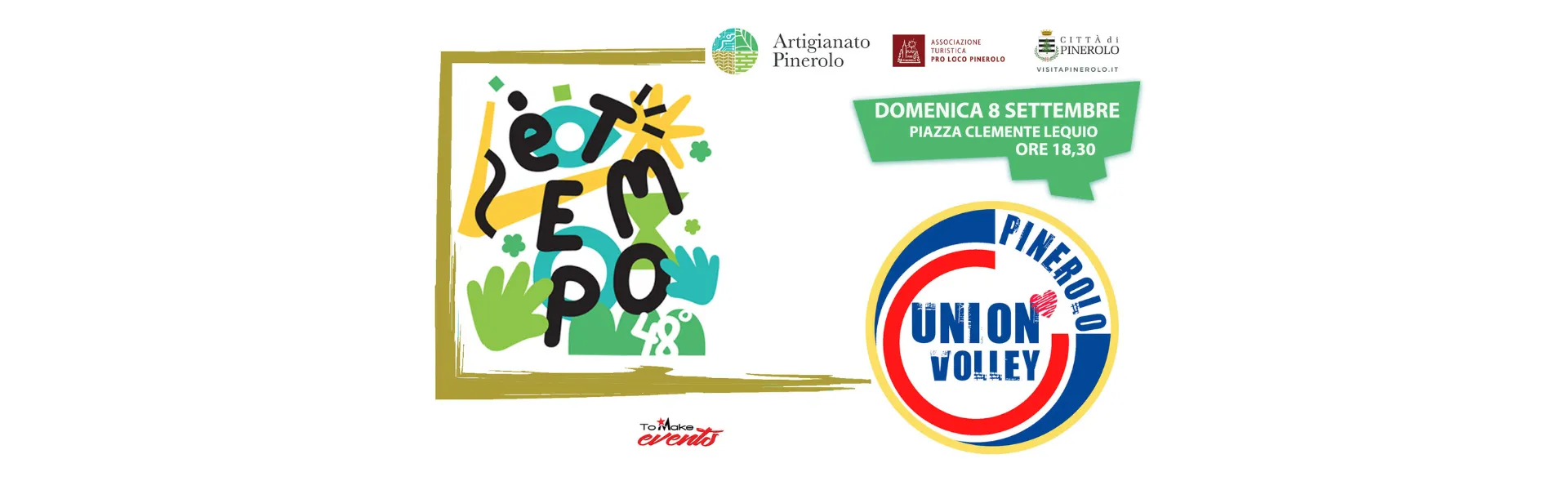 Incontro con Unionvolley Pinerolo in occasione dell'Artigianato - 8 settembre 2024